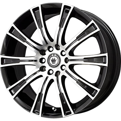 Konig Crown Black Machined Wheel