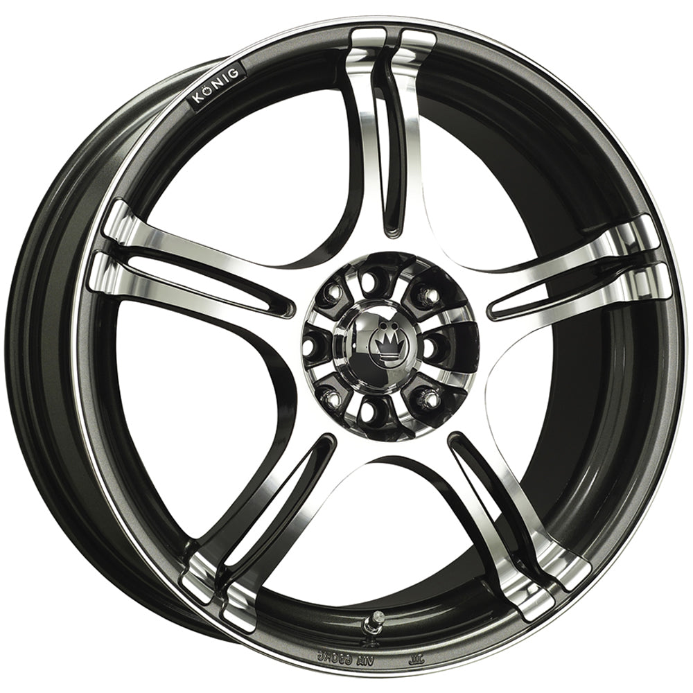 Konig Incident Graphite Machined Wheel