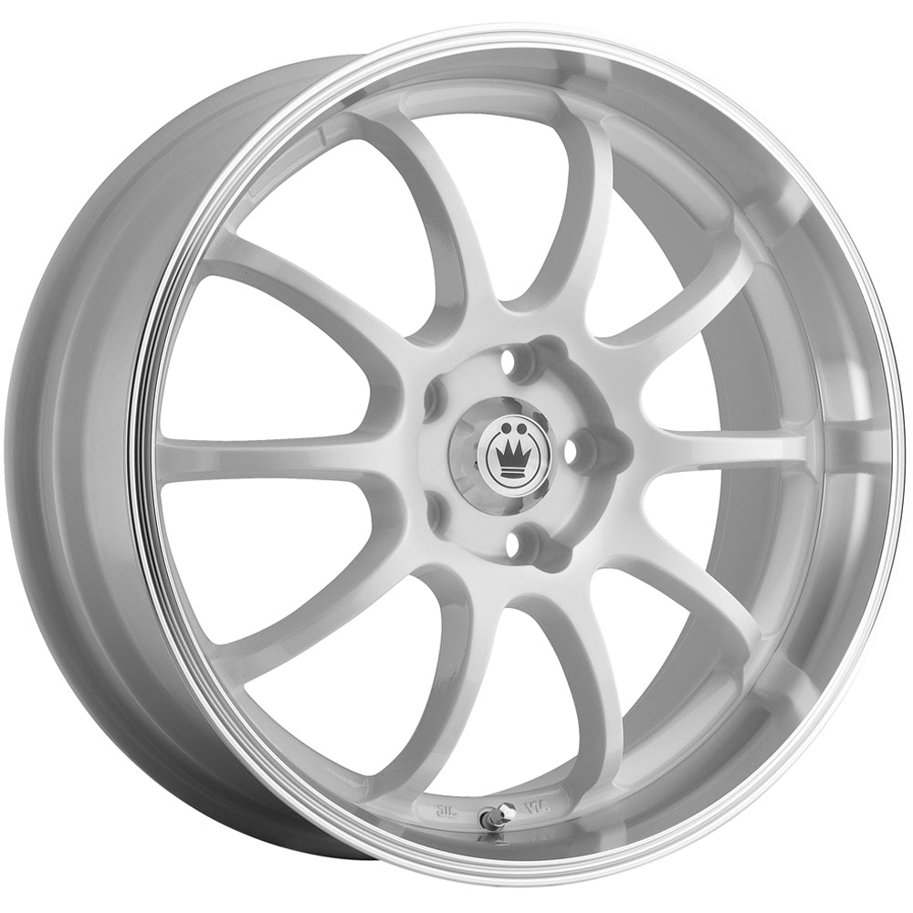 Konig Lightning White Machined Wheel
