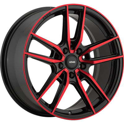 Konig Myth Black Red Wheel