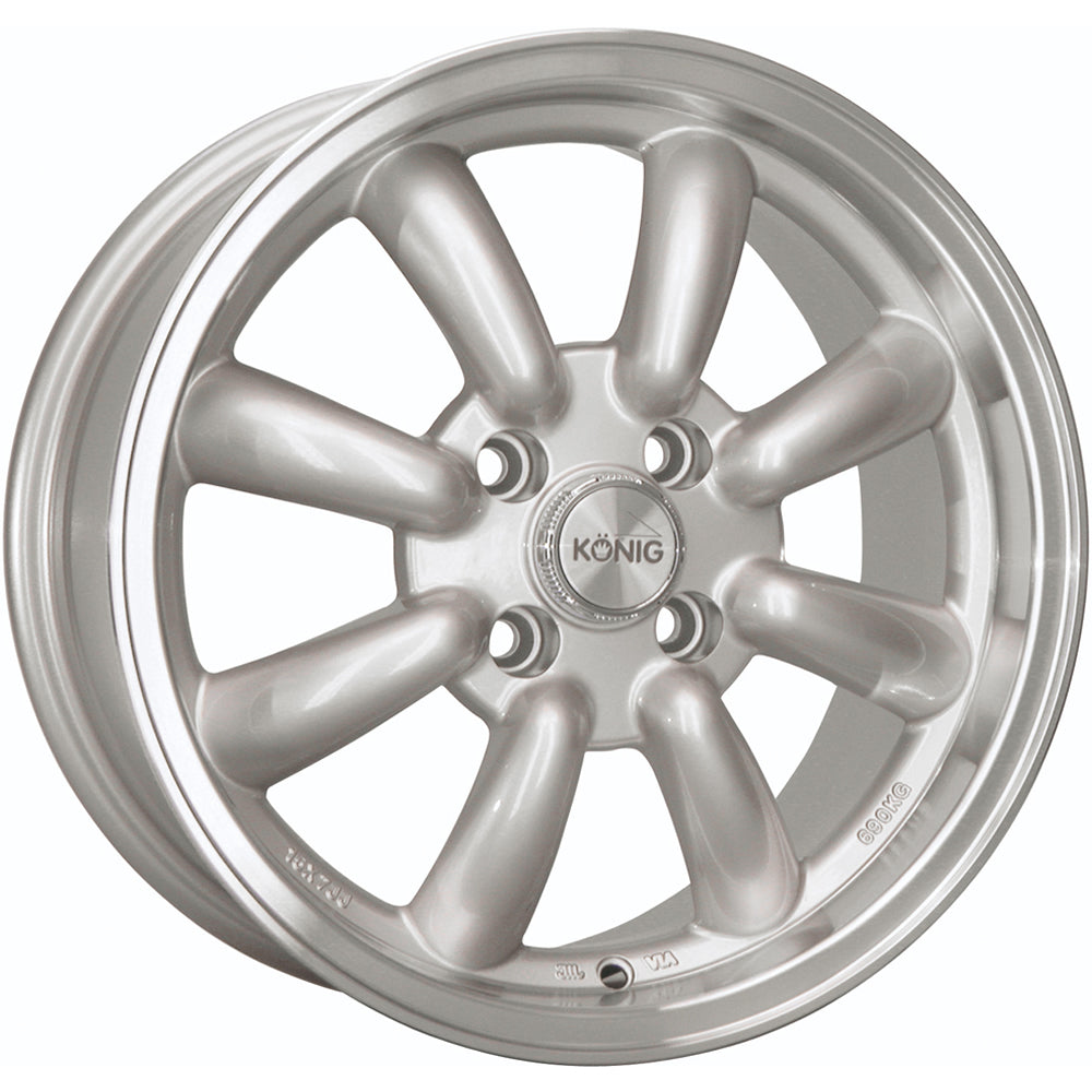 Konig Rewind Silver Machined Wheel
