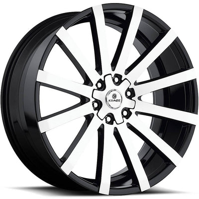 Kraze Desire Black Machined Wheel