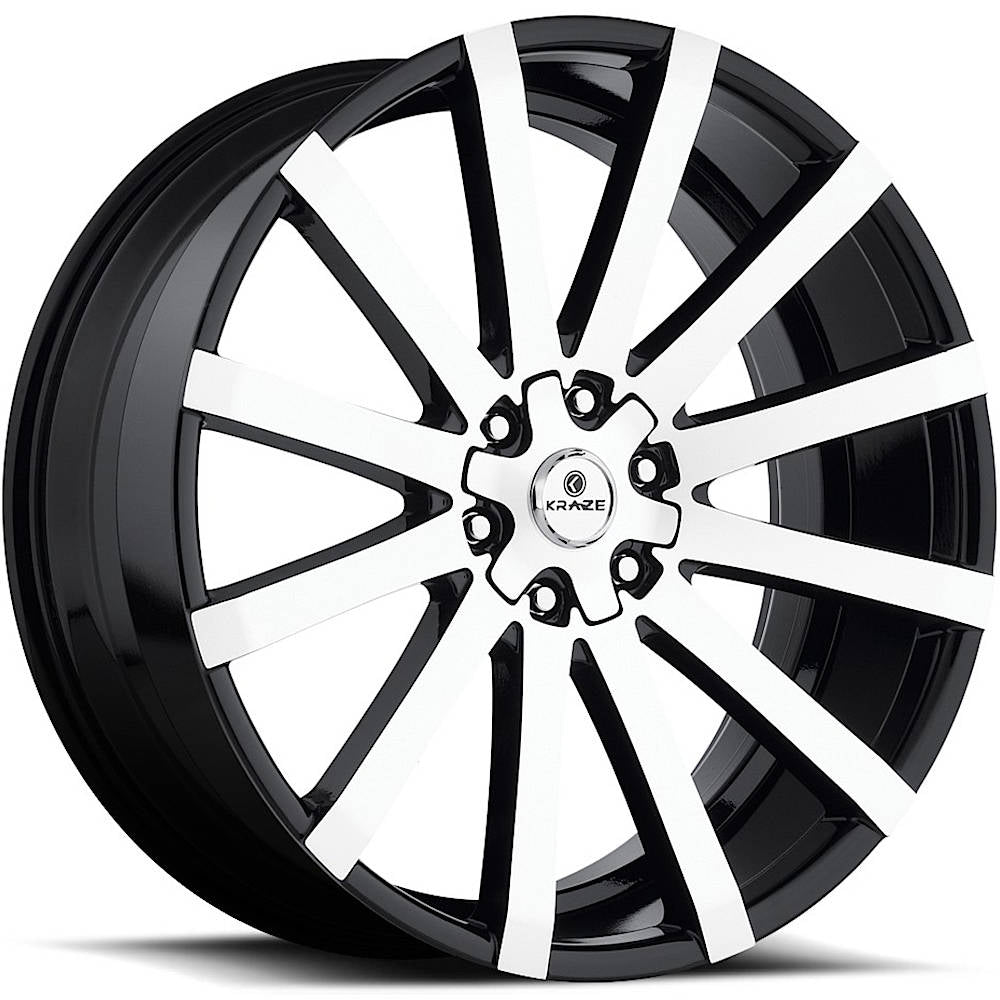 Kraze Desire Black Machined Wheel