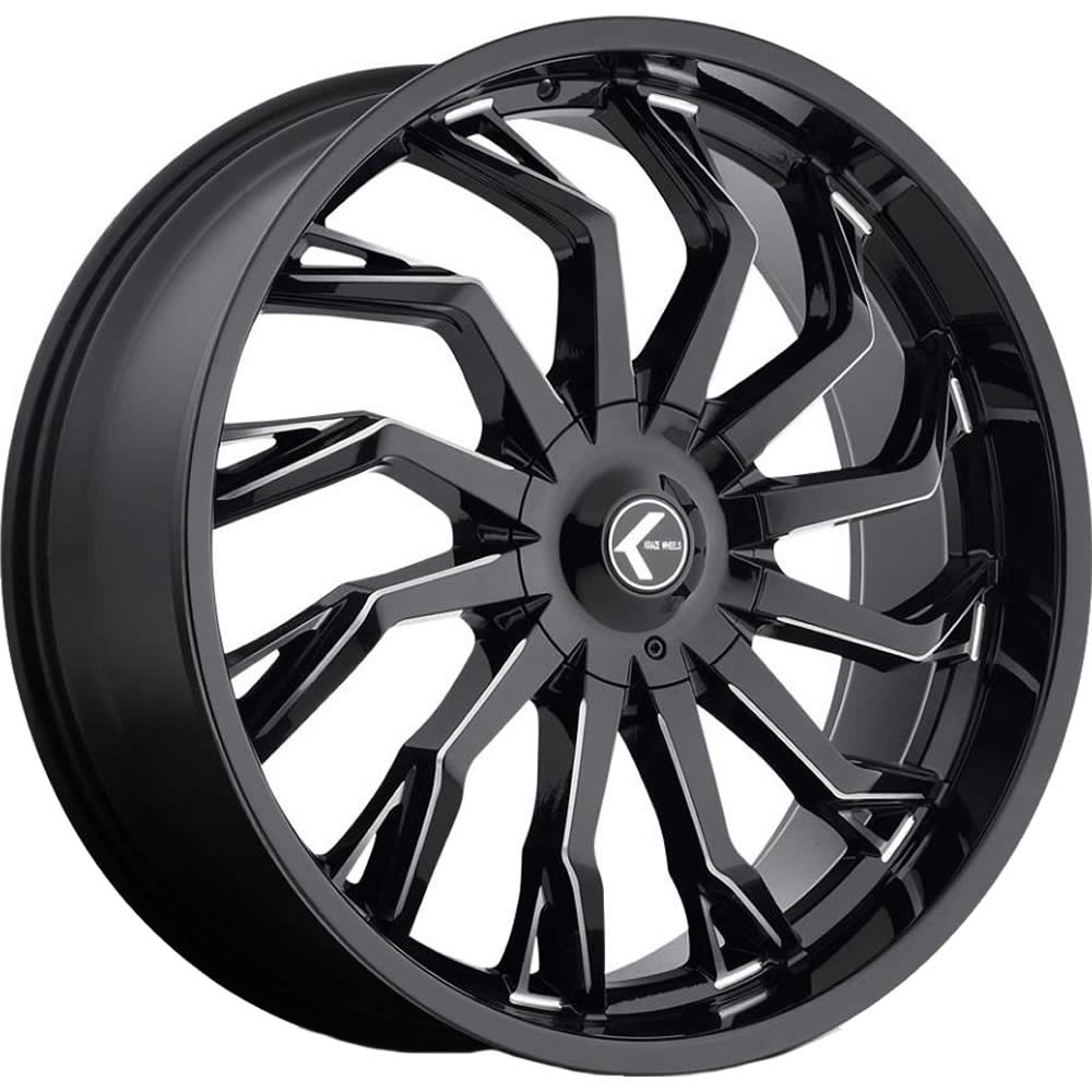 Kraze Scrilla Black Milled Wheel