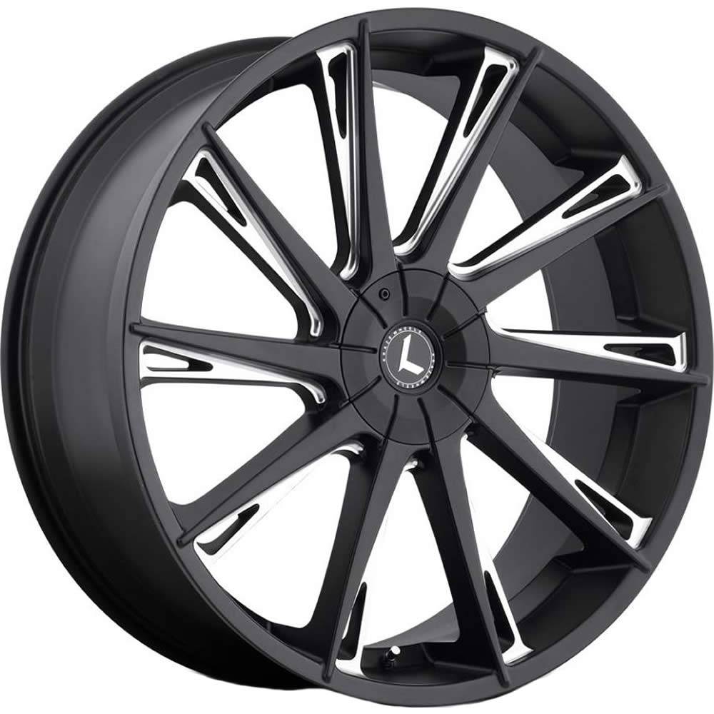 Kraze Swagg Black Milled Wheel
