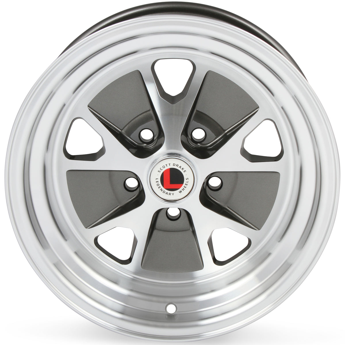 Legendary Wheels LW20 Charcoal Machined Wheel