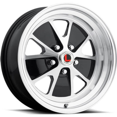 Legendary Wheels LW20 Black Machined Wheel