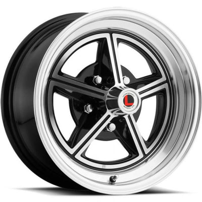 Legendary Wheels LW30 Black Machined Wheel