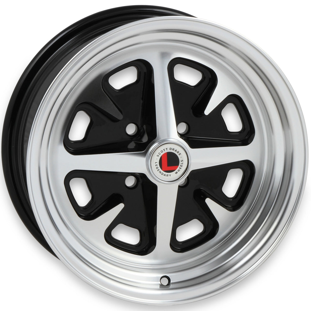 Legendary Wheels LW40 Black Machined Wheel