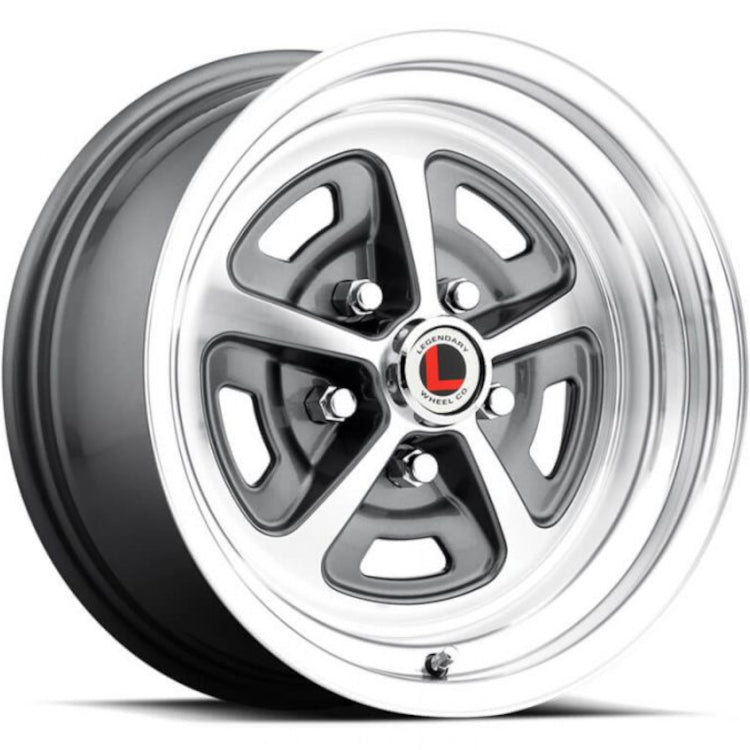 Legendary Wheels LW50 Charcoal Machined Wheel