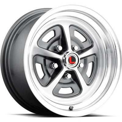 Legendary Wheels LW50 Charcoal Machined Wheel