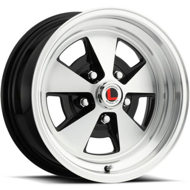 Legendary Wheels LW67 Black Machined Wheel