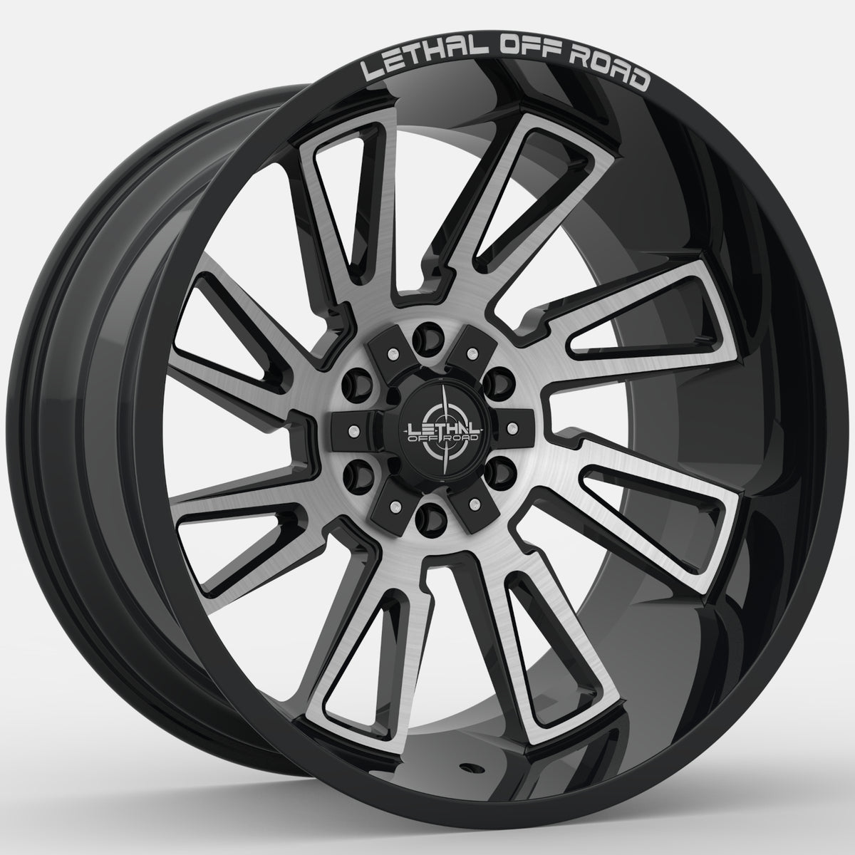 Lethal Offroad LT09 Black Machined Wheel
