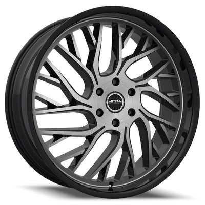 Lethal Street LS01 Black Brushed Wheel