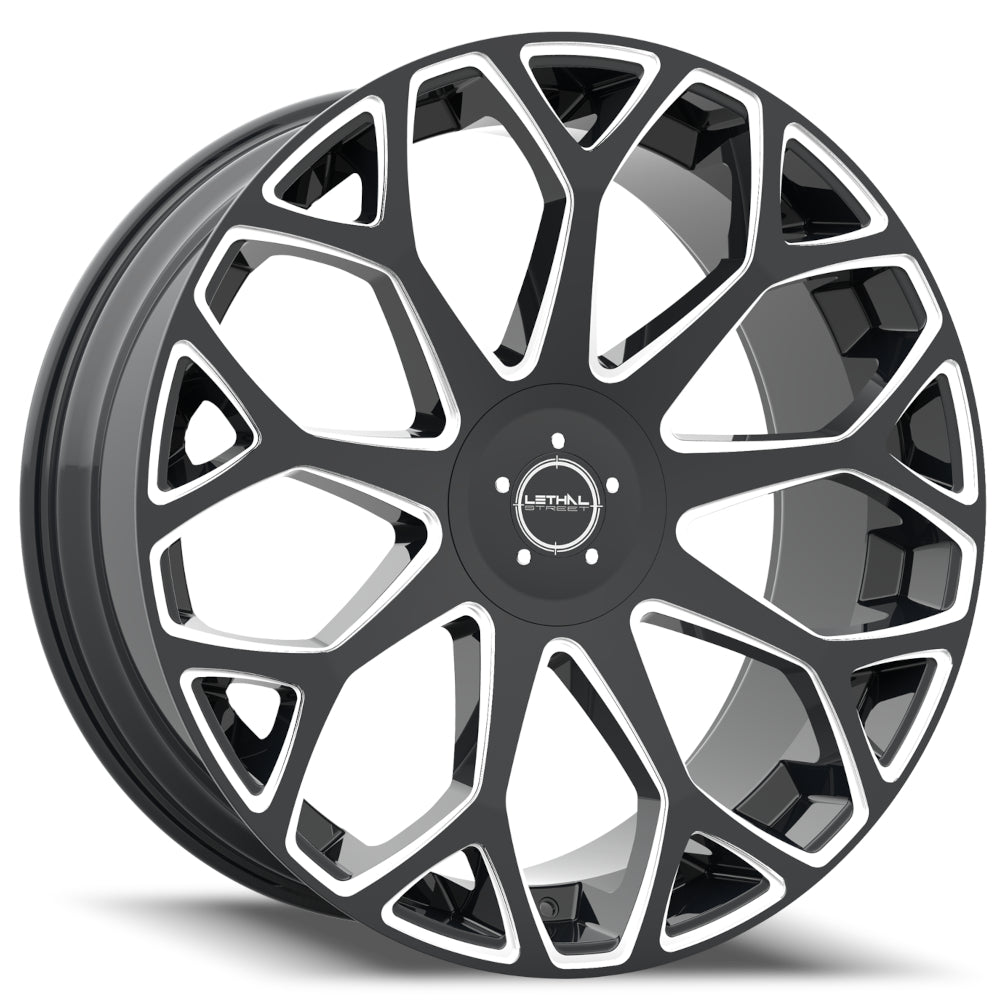 Lethal Street LS03 Black with Milled Sp wheel