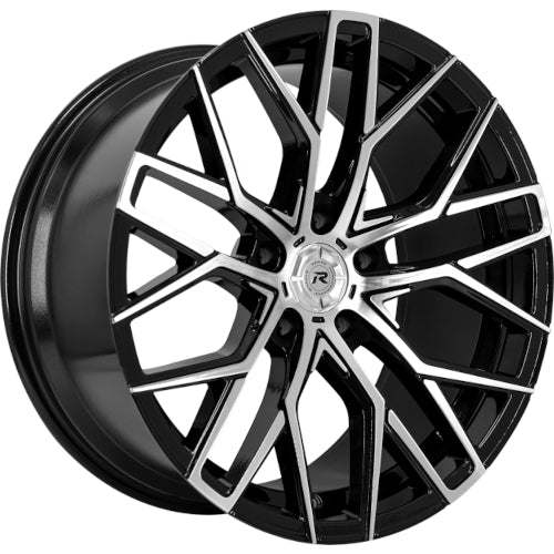 Lexani Cota Black Machined Wheel