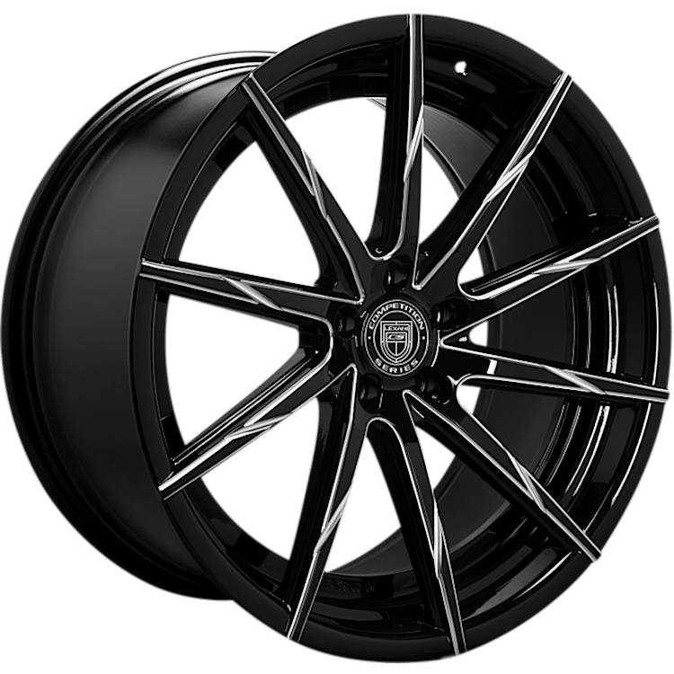 Lexani CSS15 Black Milled Wheel