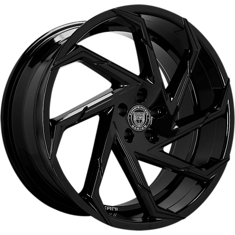 Lexani Cyclone Gloss Black Wheel