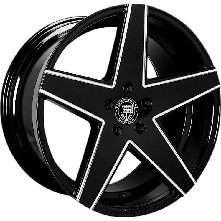 Lexani Mainz Black Milled Wheel