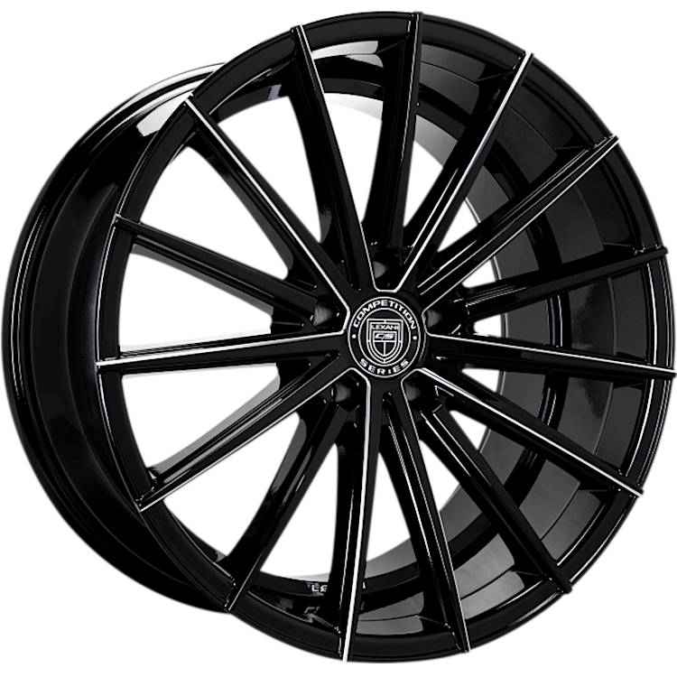 Lexani Pegasus Black Milled Wheel
