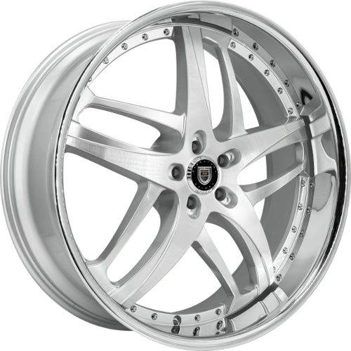 Lexani Solar Silver Machined Wheel