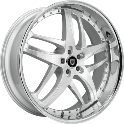 Lexani Solar Silver Machined Wheel