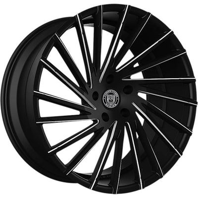Lexani Wraith Black Milled Wheel