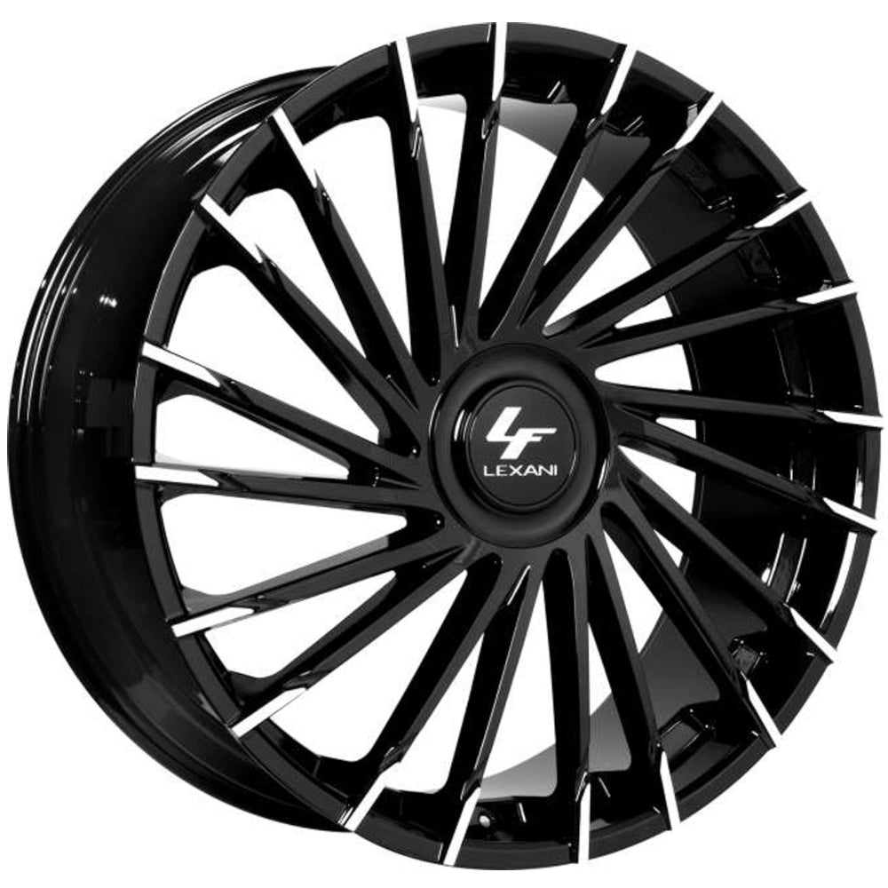 Lexani Wraith XL Black Machined Wheel