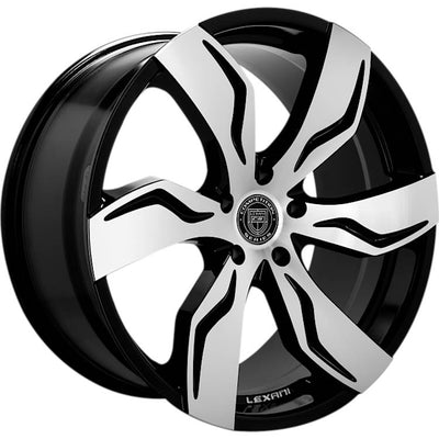 Lexani Zagato Machined Black wheel