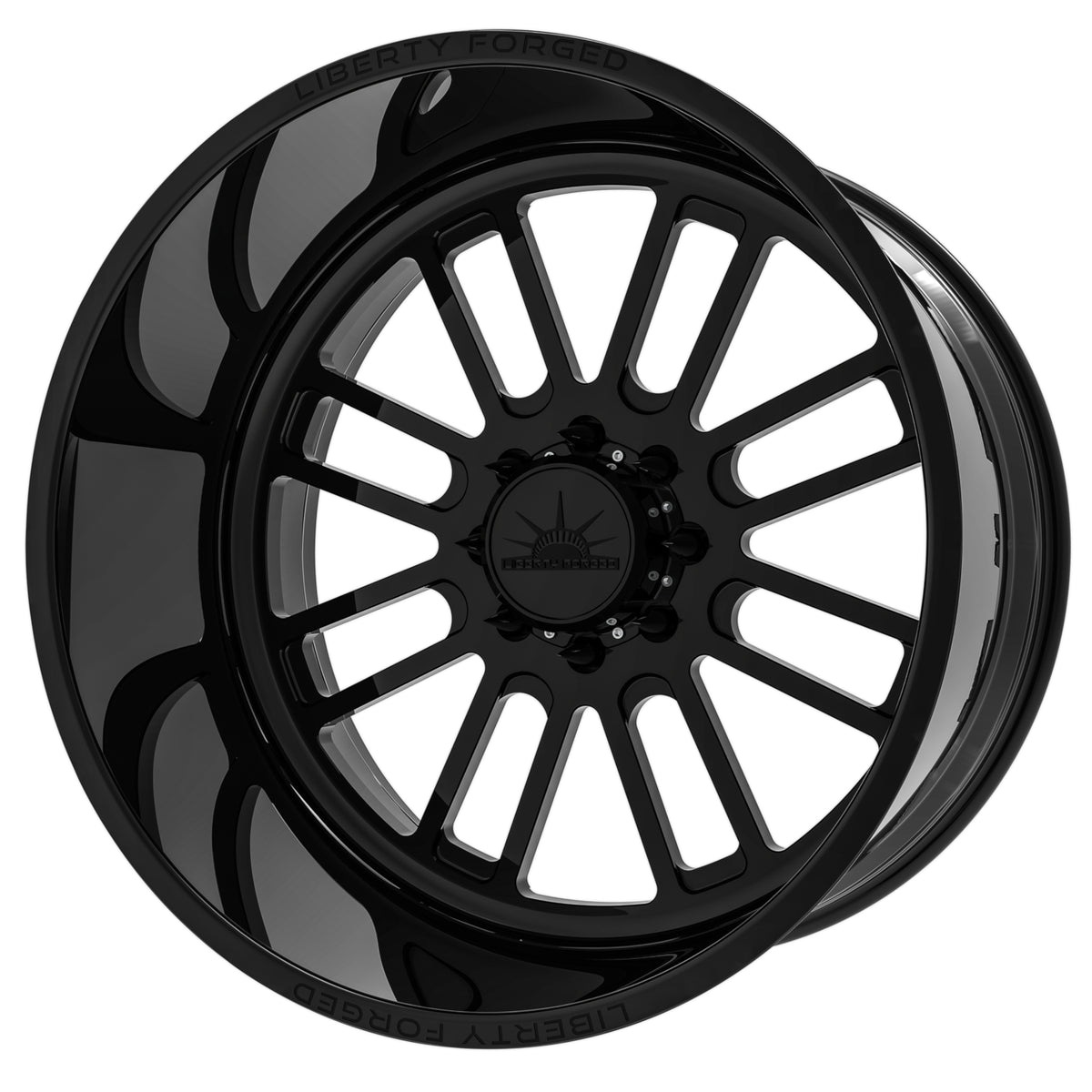 Liberty Forged LBTY08 Gloss Black Wheel