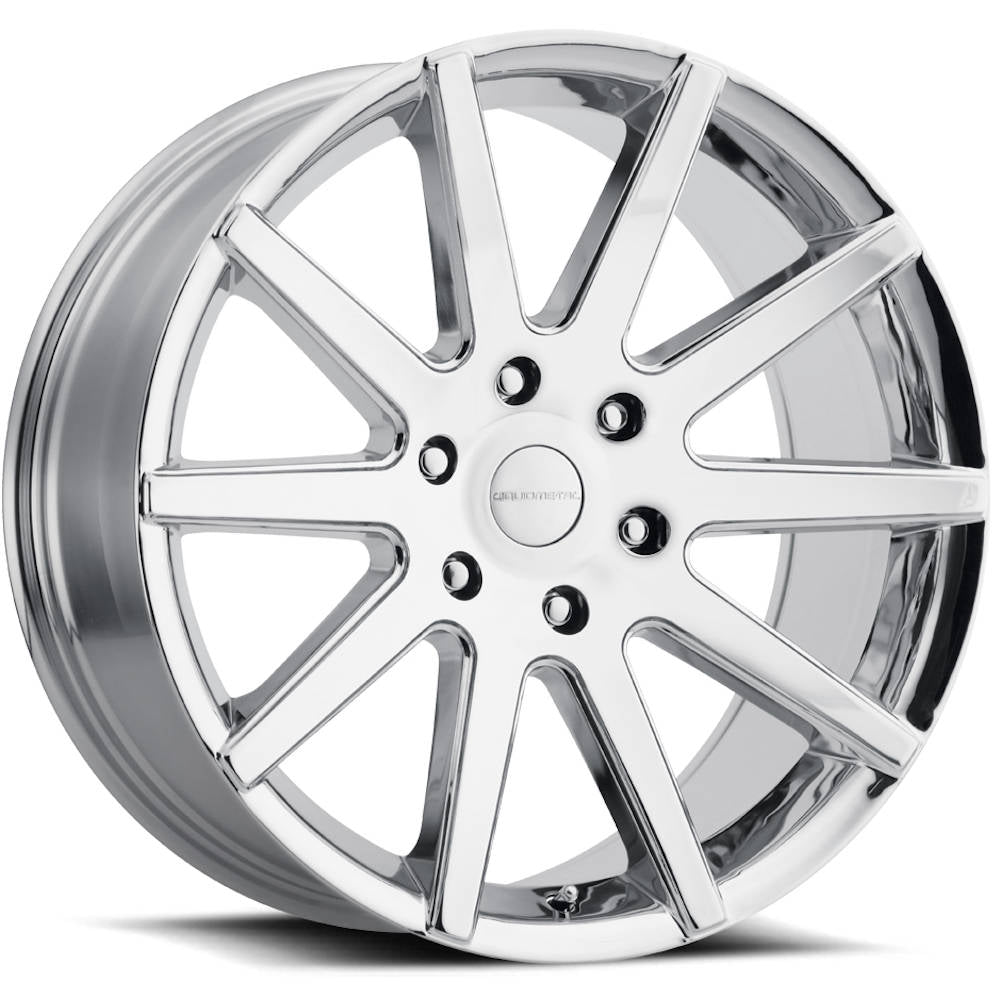 Liquid Metal Blade Chrome Wheel