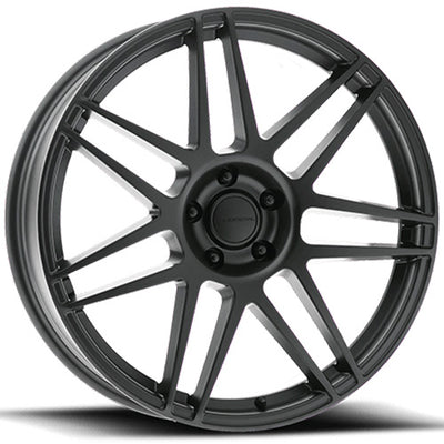 Liquid Metal Carbon Satin Black Wheel