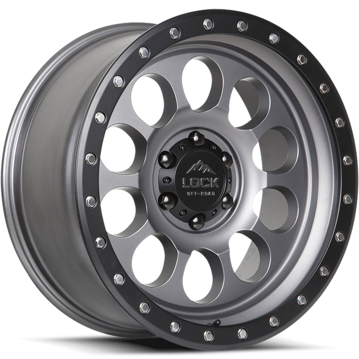 Lock Offroad Wheels 50Cal Gray Wheel