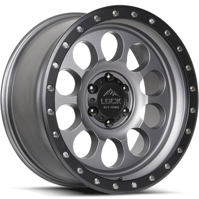 Lock Offroad Wheels 50Cal Gray Wheel