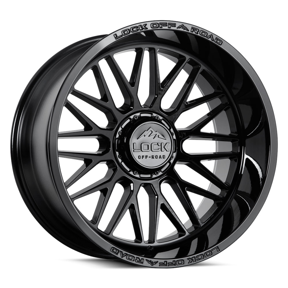 Lock Offroad Wheels Apex Gloss Black Wheel
