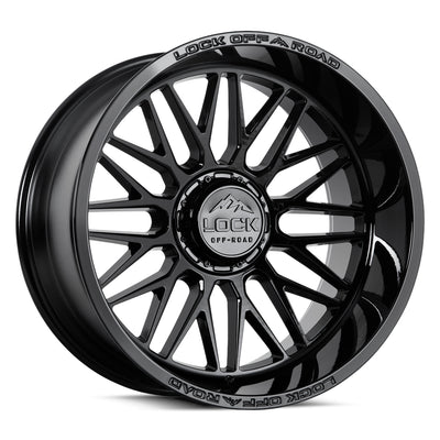 Lock Offroad Wheels Apex Gloss Black Wheel