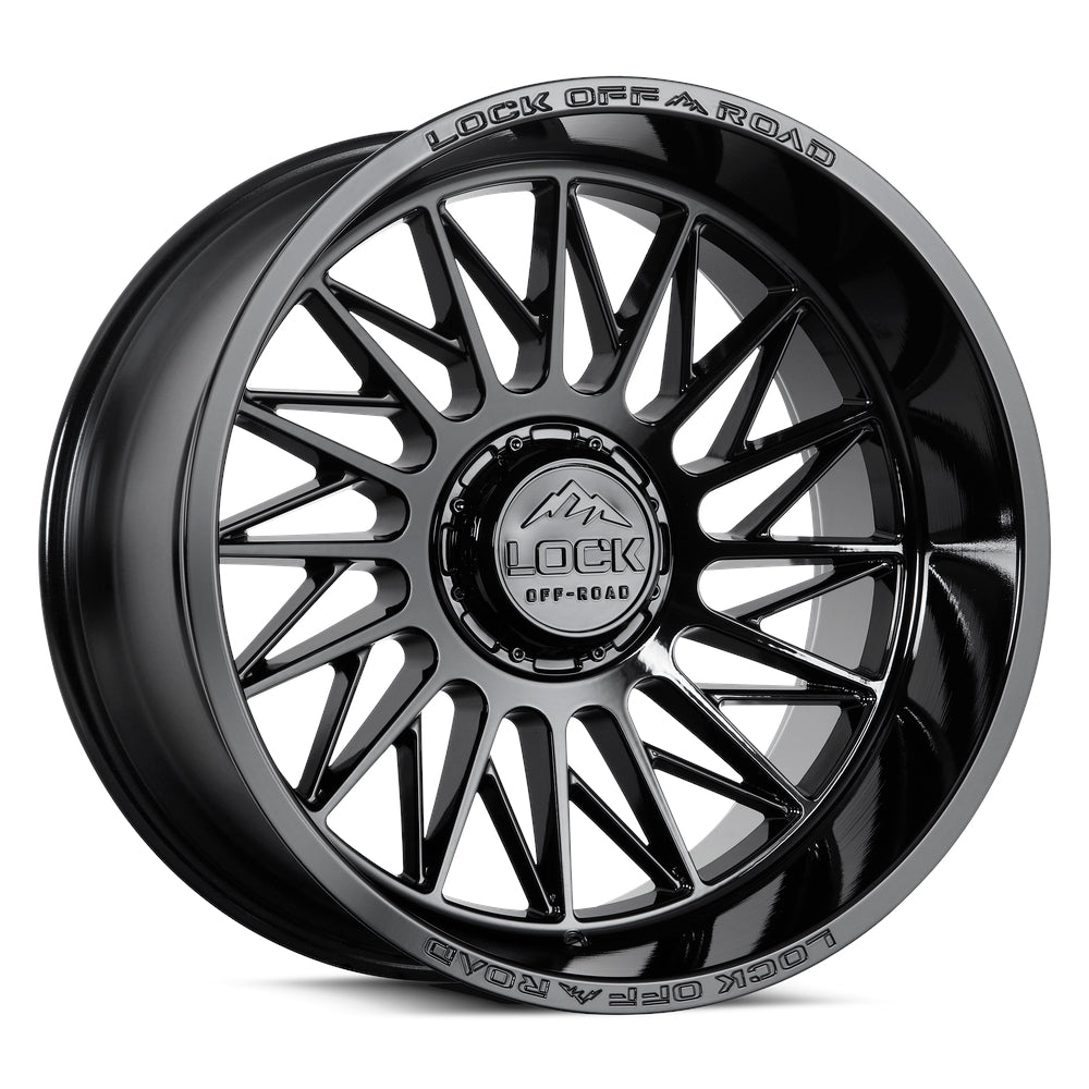 Lock Offroad Wheels Assault Gloss Black Wheel