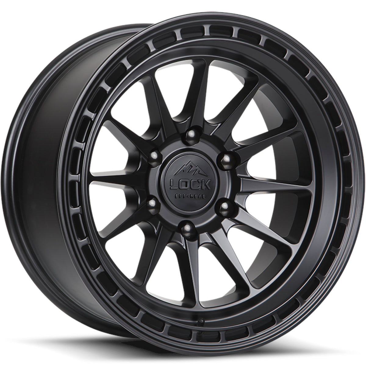 Lock Offroad Wheels Baja Matte Black Wheel