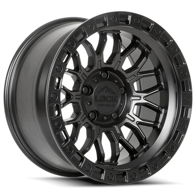 Lock Offroad Wheels Combat Matte Black Wheel