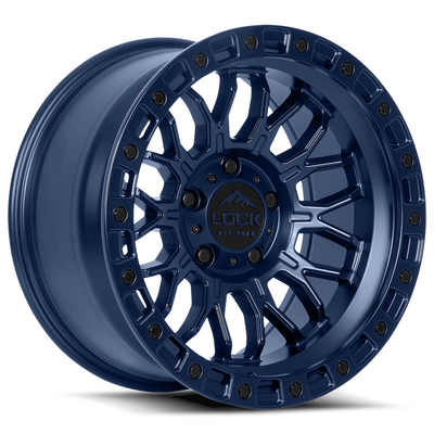 Lock Offroad Wheels Combat Matte Blue Wheel