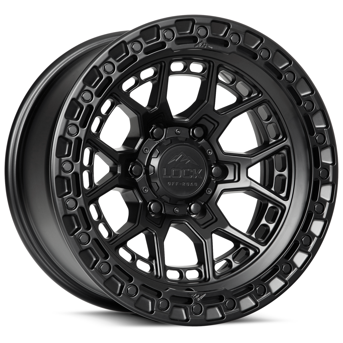 Lock Offroad Wheels Commando Matte Black Wheel