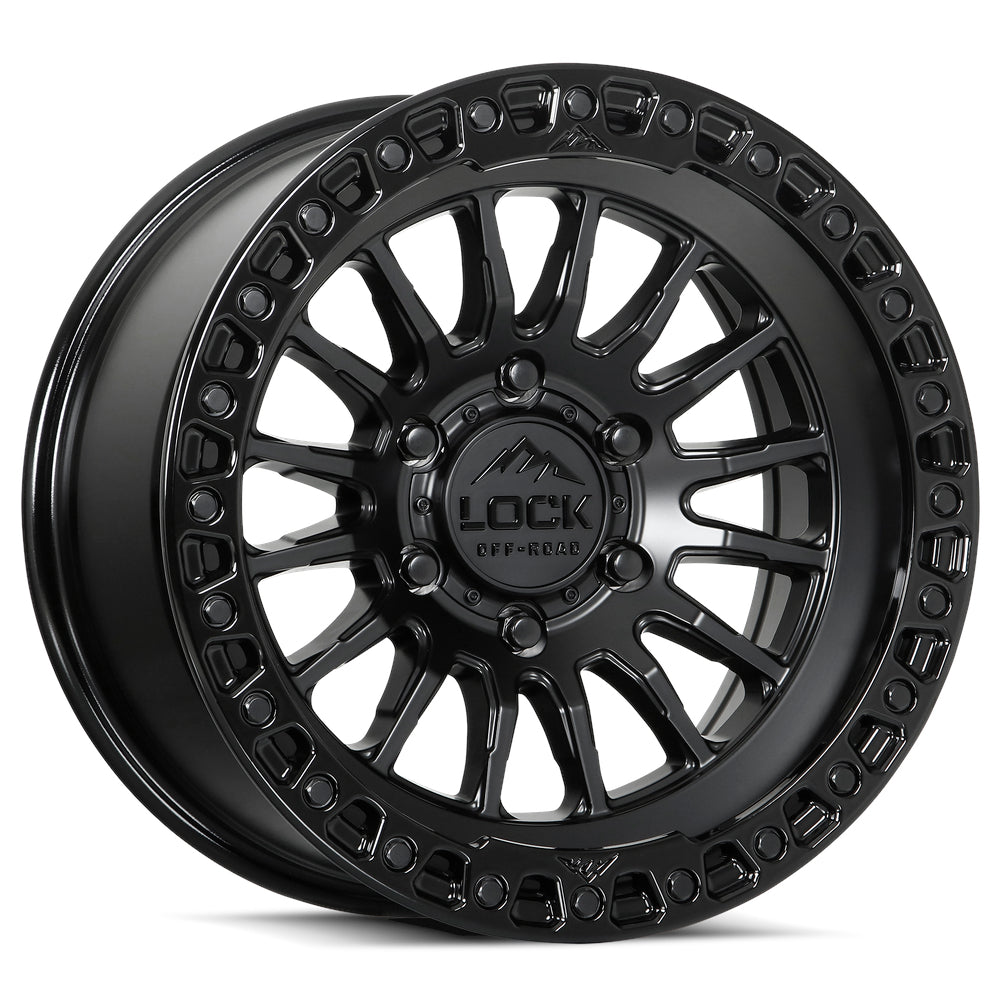 Lock Offroad Wheels Grit Black Wheel
