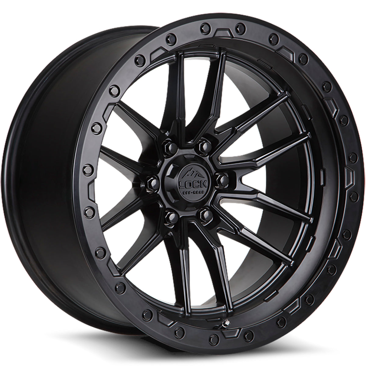 Lock Offroad Wheels Krawler Matte Black Wheel