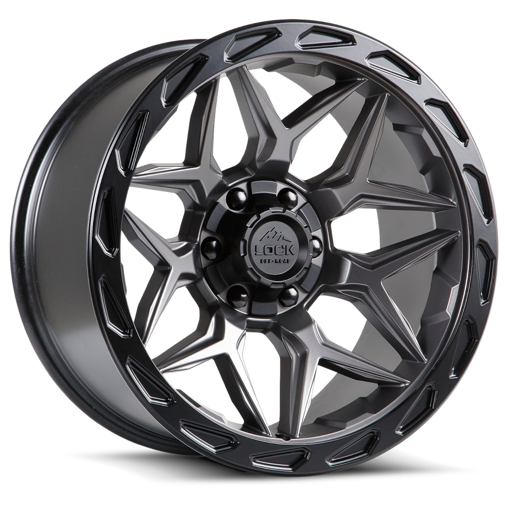 Lock Offroad Wheels Matrix Gray Wheel