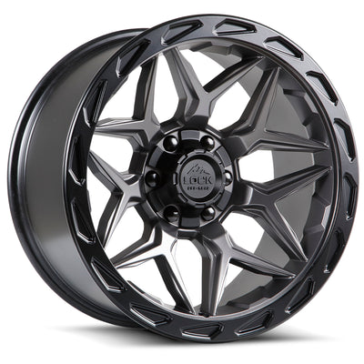 Lock Offroad Wheels Matrix Gray Wheel