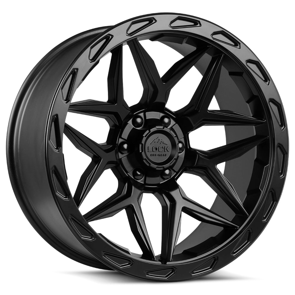 Lock Offroad Wheels Matrix Matte Black Wheel