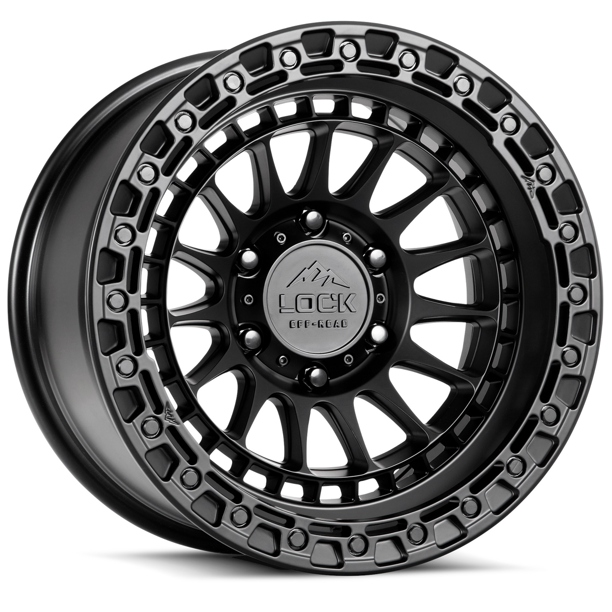 Lock Offroad Wheels Mojave Matte Black Wheel