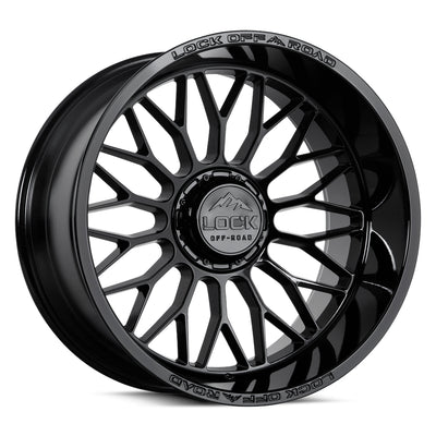 Lock Offroad Wheels Rampage Gloss Black Wheel