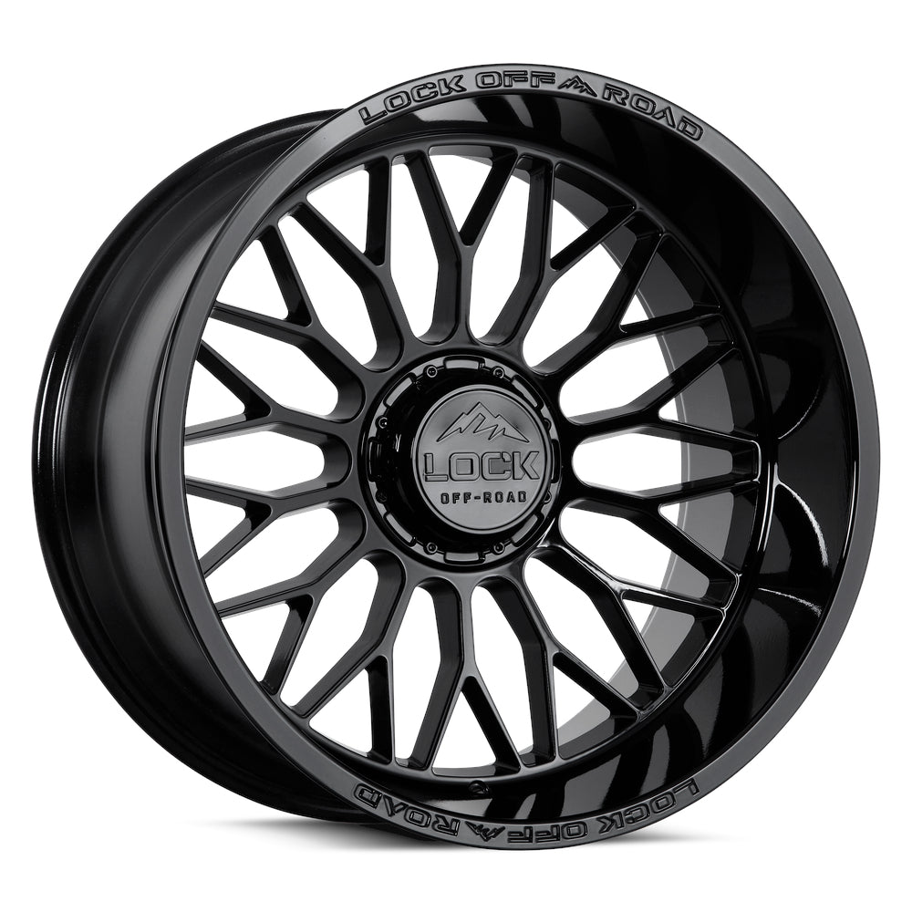 Lock Offroad Wheels Rampage Gloss Black Wheel