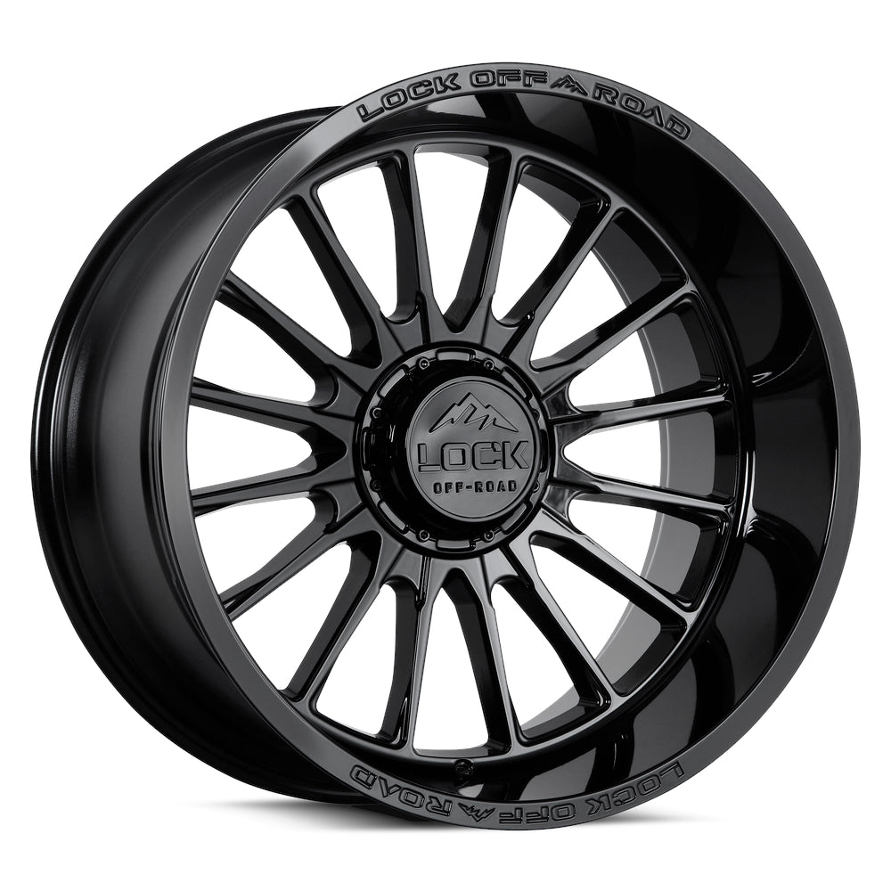 Lock Offroad Wheels Striker Gloss Black Wheel